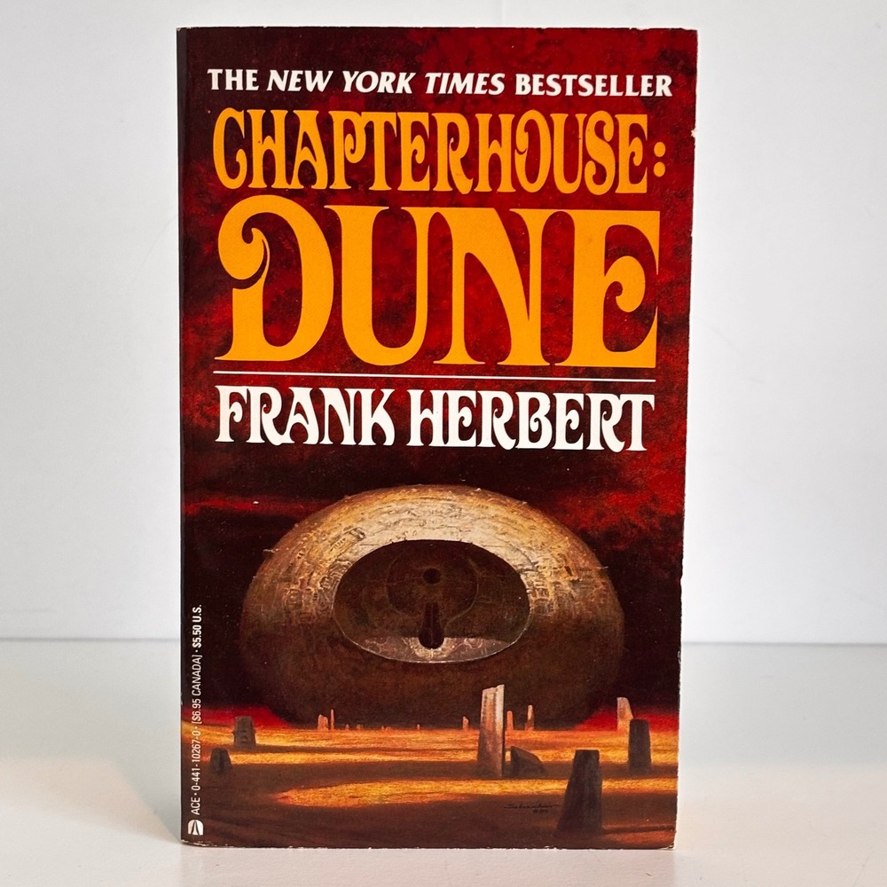 Chapterhouse Dune Frank Herbert Ace Paperback 1987 ISBN 0-441-10267-0